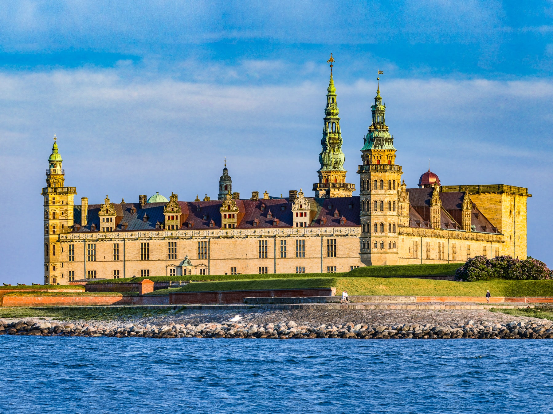 Kronborg slot set fra nordhavnen